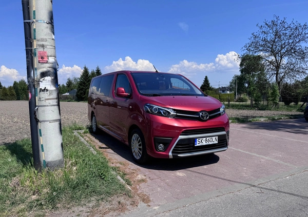 Toyota ProAce cena 107000 przebieg: 221000, rok produkcji 2017 z Tychy małe 79